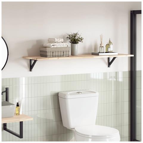 Piano per Tavolo 160x40x2cm Rettangolare Legno Massello Acacia - Foto 2