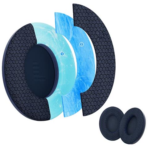Cuscinetti Auricolari Di Ricambio Compatibili Con Cuffie Bose Qc45/qc45ii/qc45sc/qc35/qc35ii (paio) Blue - Foto 2