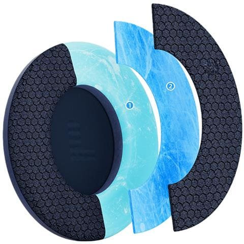 Cuscinetti Auricolari Di Ricambio Compatibili Con Cuffie Bose Qc45/qc45ii/qc45sc/qc35/qc35ii (paio) Blue - Foto 1