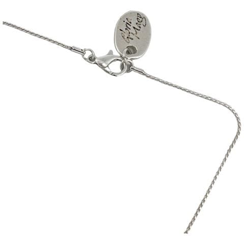 Piccola Collana Girocollo A Forma Di Salamandra Su Catena In Argento Antico Da 40 Cm - Foto 4