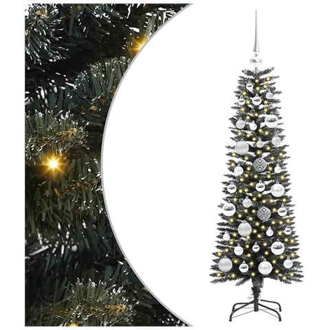 Albero di Natale artificiale con 150 LED Verde 120 cm - Foto 1