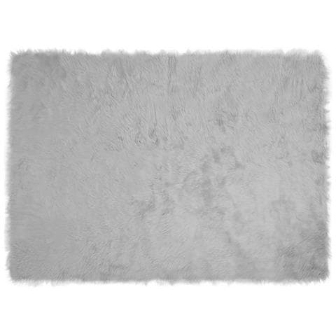 Tappeto Pecora Tafalla Grigio 140 x 200 cm Poliestere - Foto 1