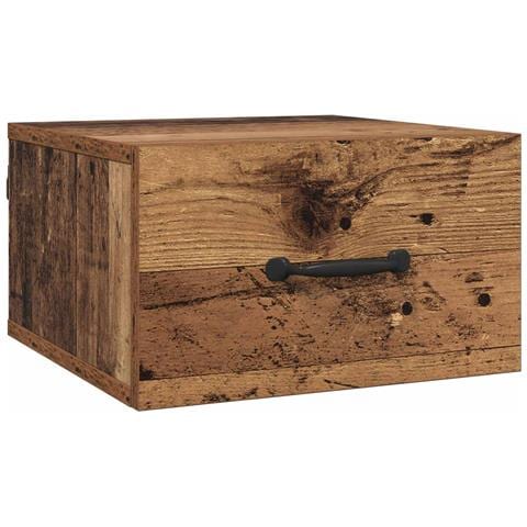 Armadio da Notte con cassetto Legno vecchio 35 x 35 x 20 cm - Foto 1