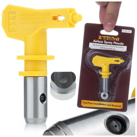 Ugello Di Spruzzatura Alta Pressione Zenthril Easyperformance Modello 311 - Larghezza 15 Cm | Compatibile Con Graco, Titan, Wagner | Qualità Premium, Facile Montaggio - Foto 1