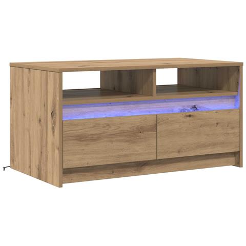 Tavolino da salotto Rovere Artigianale 90 x 50 x 45 cm - Foto 1