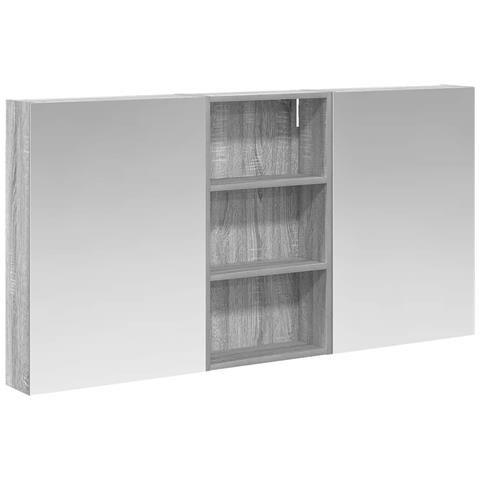 Set di Armadi da Bagno con lo scaffale 3 pcs 140 x 14,5 x 70 cm - Foto 1