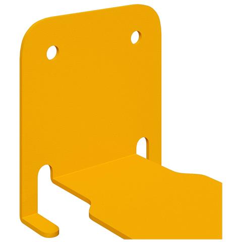 Mensola Flottante Invisibile A parete 24 pcs Giallo senape - Foto 9