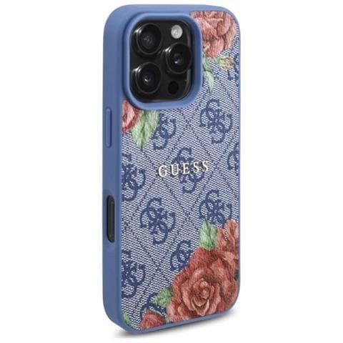 Guess 4g Custodia Magsafe Per Iphone 16 Pro Max - Blu - Foto 1
