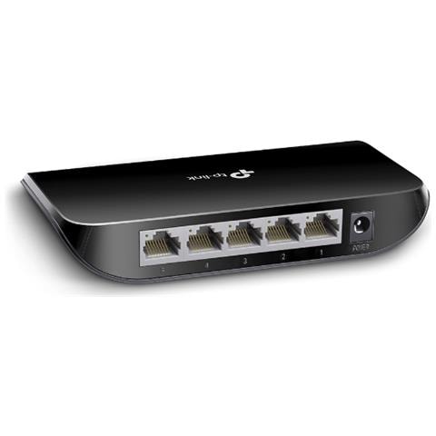5-Port Desktop Gigabit Switch, 5 10/100/1000M Rj45 Ports, Plastic Case - Foto 1