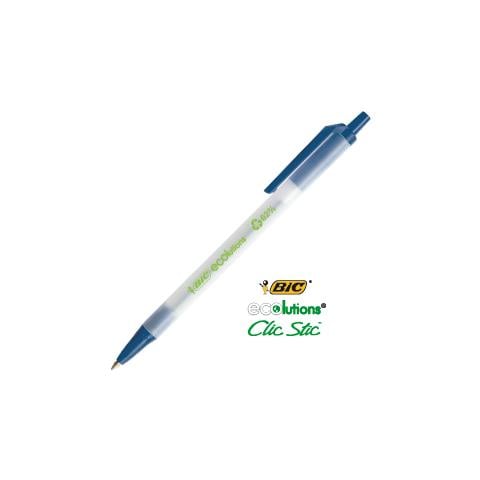 scatola 50 penne a sfera scatto ecolutions blu 1.0mm bic - Foto 3