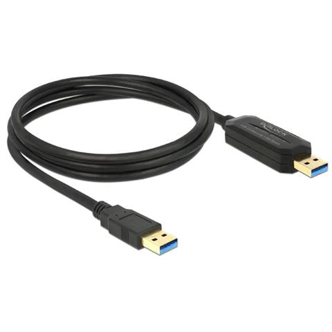 1.5m, USB 3.0-A - USB 3.0-A 1.5m USB A USB A Nero cavo USB - Foto 1