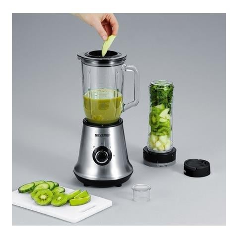Frullatore per Smoothie Mix and Go SM3737 Capacità 1 L Potenza 500 W Colore Acciaio Inossidabile/ Nero - Foto 5