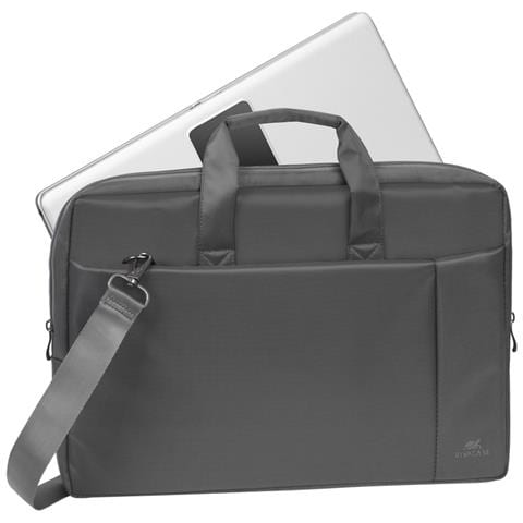 8251 Borsa per Notebook Fino a 17,3" Colore Grigio - Foto 2