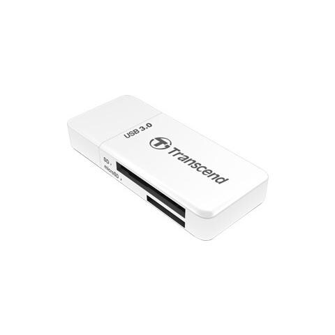Flash Reader Transcend RDF5 - USB 3.0 - Secure Digital High Capacity (SDHC) , Secure Digital Extended Capacity (SDXC) , microSD High Capacity (microSDHC) , microSD Extended Capacity (microSDXC) - Foto 1