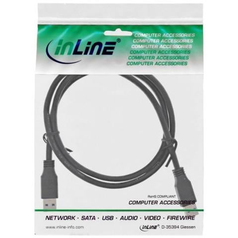 1.0m USB 3.0 1m USB A USB A Nero cavo USB - Foto 2