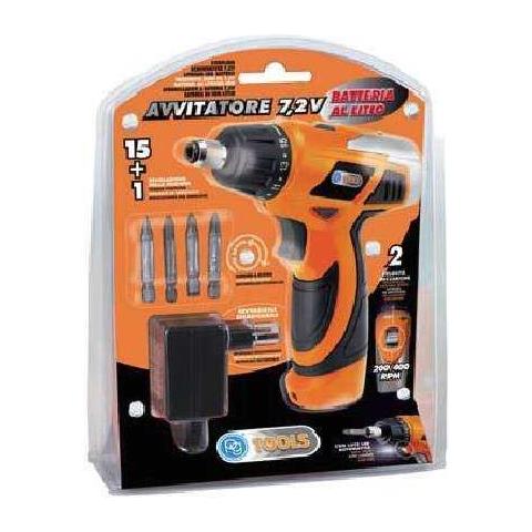 Avvitatore A Batteria Pg Tools 7,2 V Mandrino A Sgancio Rapido + Inserti - Foto 2