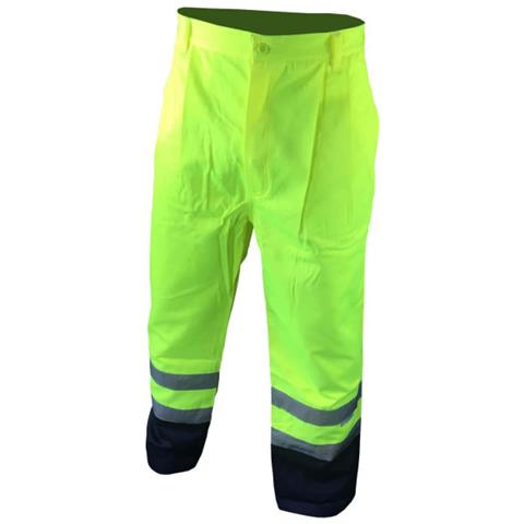 Patrol Pantaloni Da Lavoro Ad Alta Visibilità - Giallo Fluorescente - L - Foto 4