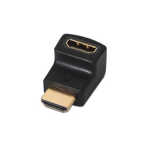 Adattatore angolato Hdmi (a) f HDMI (a) m nero - Foto 1