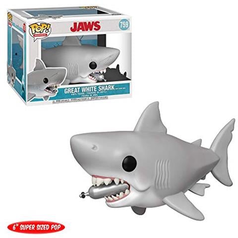 Funko- Pop Vinyl 6"" Lo Squalo W / Immersioni Serbatoio Figura Da Collezione, Multicolore, 38567 - Foto 1
