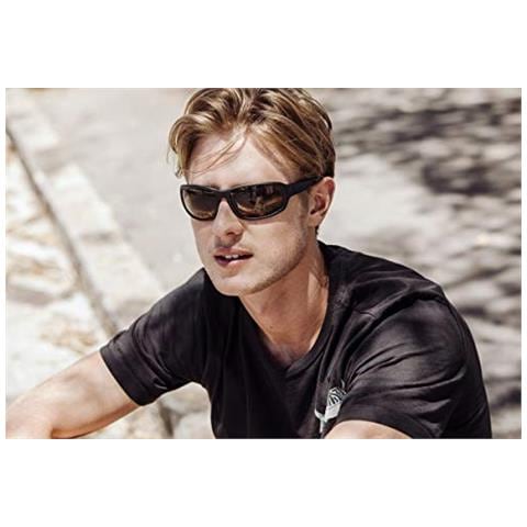 Occhiali Da Sole Sportivi Unisex Cat. 3 Nero / marrone (5008) - Foto 3