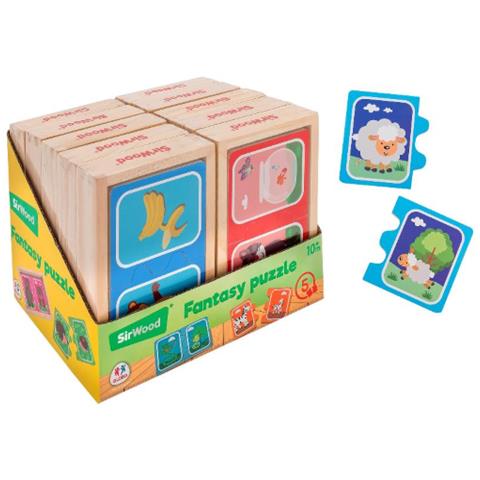 Puzzle Animale Oggetto 5 Pezzi Assortiti - Foto 1