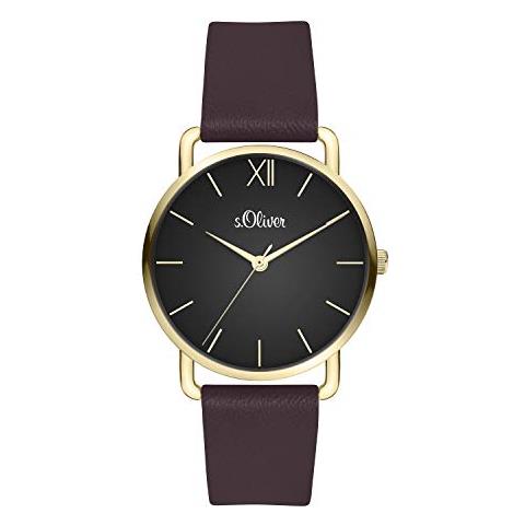 Orologio Quarzo Analogico Donna Con Cinturino In Finta Pelle So-4154-lq - Foto 1