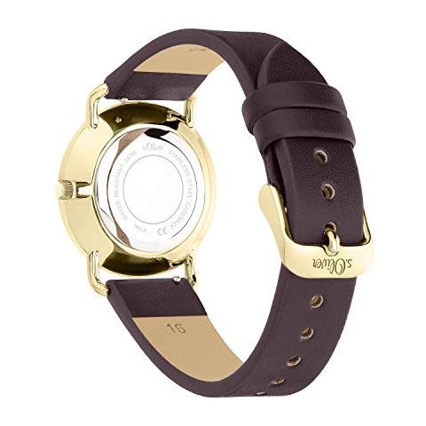 Orologio Quarzo Analogico Donna Con Cinturino In Finta Pelle So-4154-lq - Foto 3