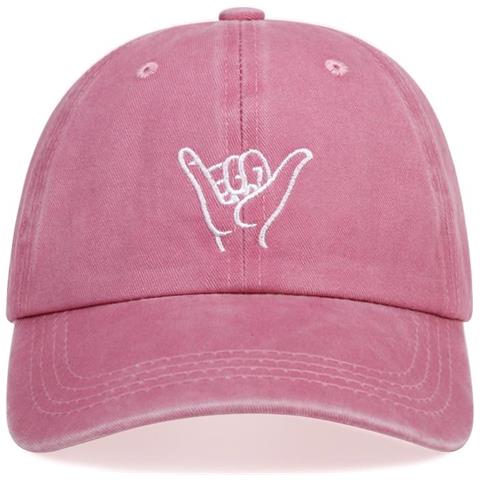 SLOWMOOSE - Berretti Da Baseball Lavati Per Il Tempo Libero Da Donna / Uomo  - Cappello Hip Hop Regolabile [ rosa / 54-62 Cm] - ePRICE