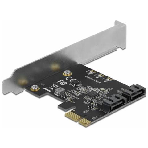 Speicher-controller - 2 Sender / kanal - Sata 6gb / s Low-profile - 600mbps - Pcie 3.0 (90431)  - Foto 2