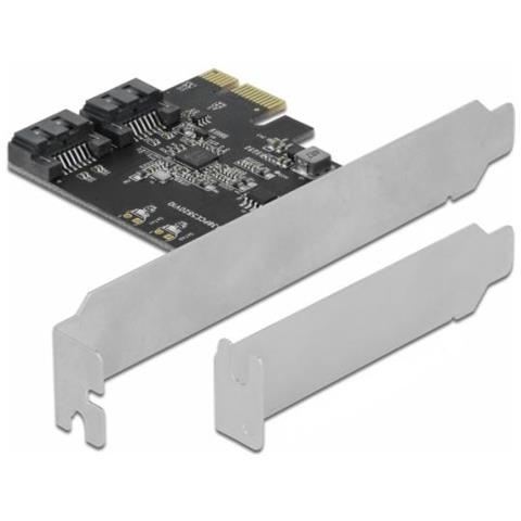 Speicher-controller - 2 Sender / kanal - Sata 6gb / s Low-profile - 600mbps - Pcie 3.0 (90431)  - Foto 1