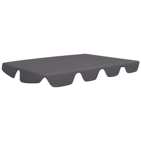 Baldacchino per Dondolo Giardino Antracite 150/130x105/70 cm - Foto 1