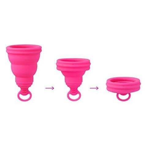 Lelo Lily Cup One - La Coppa Pieghevole Mestruale Per Principianti Piccolo Periodo Cup Per Adolescenti E Messa In Utenti 91 G - Foto 2