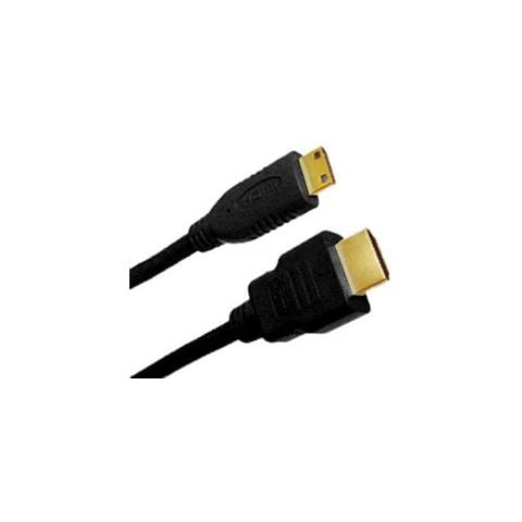 HDMI / mini HDMI, plug 19p / mini plug 19p - 1.0M 1m HDMI Mini-HDMI Nero cavo HDMI - Foto 1