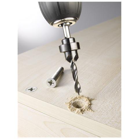 513104, Drill, Chipboard, Hardwood, Plastica, Legno dolce, Blister - Foto 2
