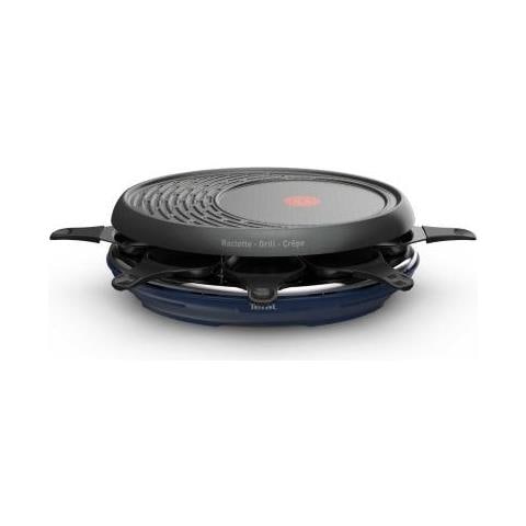 Re310412 Griglia Per Raclette 8 Persona (e) 1050 W Nero, Blu - Foto 1