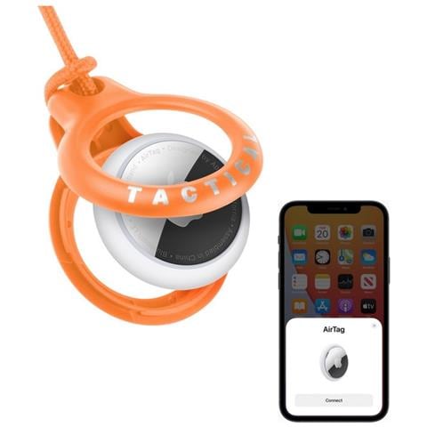 Custodia Originale Ciondolo Per Apple Airtag Beam Rugged Chilli Orange - Foto 5