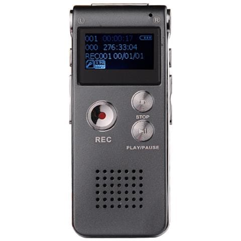 Registratore Vocale Digitale 64GB - Mini Dittafono Con Riduzione Rumore Per Lezioni, Riunioni E Interviste - Foto 8