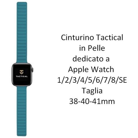 Cinturino 727 Originale Loop Leather Per Apple Watch 1-2-3-4-5-6-7-se 38 40 41mm Green - Foto 2
