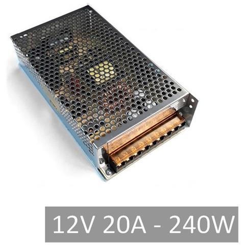 Tr-18308 Alimentatore Stabilizzato Switch 12v 20a 240w Con Led Di Accensione Slim - Foto 2