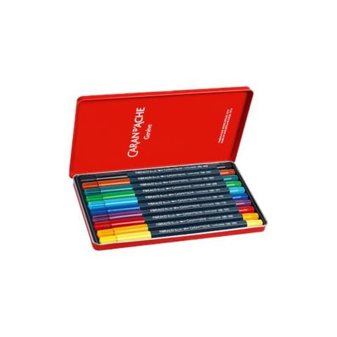 Caran D-ache Fibralo Marcatore Multicolore 10 Pz - Foto 2