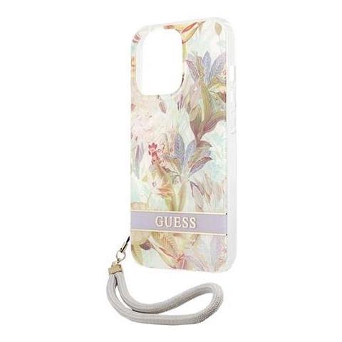 Hard Cover Flower Strap Purple, Fr Iphone 13 Mini, Guhcp13shflsu (guhcp13shflsu) - Foto 1