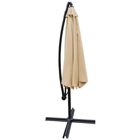 Parasole Offset Molokai Quadrato 2,7x2,7m Beige - Foto 8