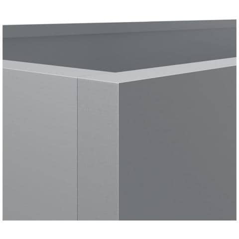 Fioriera Argento 62x47x46 Cm In Acciaio Zincato - Foto 2