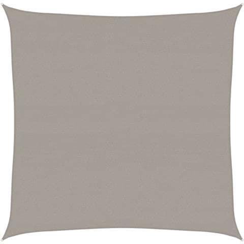 Vela Parasole 160 G /m Quadrata Grigio Chiaro 6x6 M In Hdpe - Foto 2
