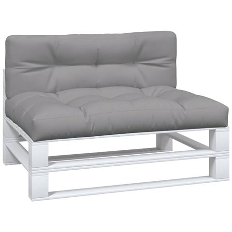 Cuscini Per Pallet 2 Pz Grigi In Tessuto - Foto 3