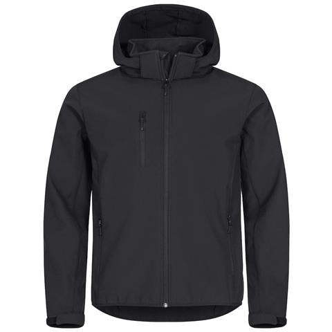 Classic Softshell Hoody Man Nero 5xl - Foto 1