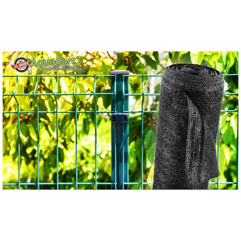 24m Rete Ombreggiante, Schermo Di Recinzione, Telo Oscurante Per Campo Da Tennis, Rete Frangivento, Recinzione Frangivista 90g Larghezza 2m - Foto 2