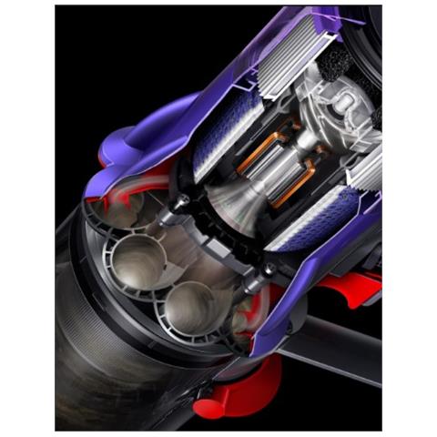 DigitalSlim Scopa Ricaricabile 2 in1 senza Sacco Potenza 380 W Colore Blu / Grigio - Foto 5