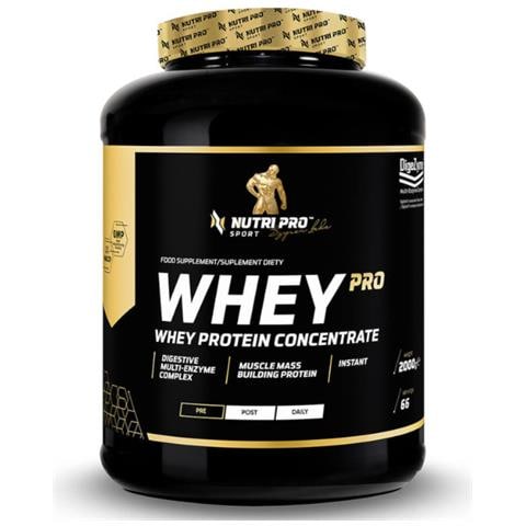 Whey Pro - Concentrato Di Proteine Del Siero Di Latte 2000g - Gusto Fragola - Foto 1