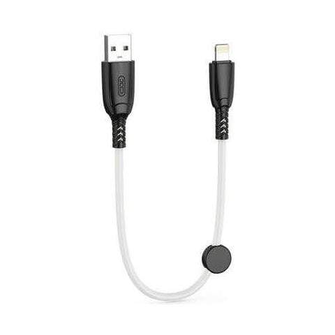 Cavo Di Ricarica Rapida Usb Nb247 - Lightning - 6 A - 25 Cm Con Clip - Bianco - Foto 1